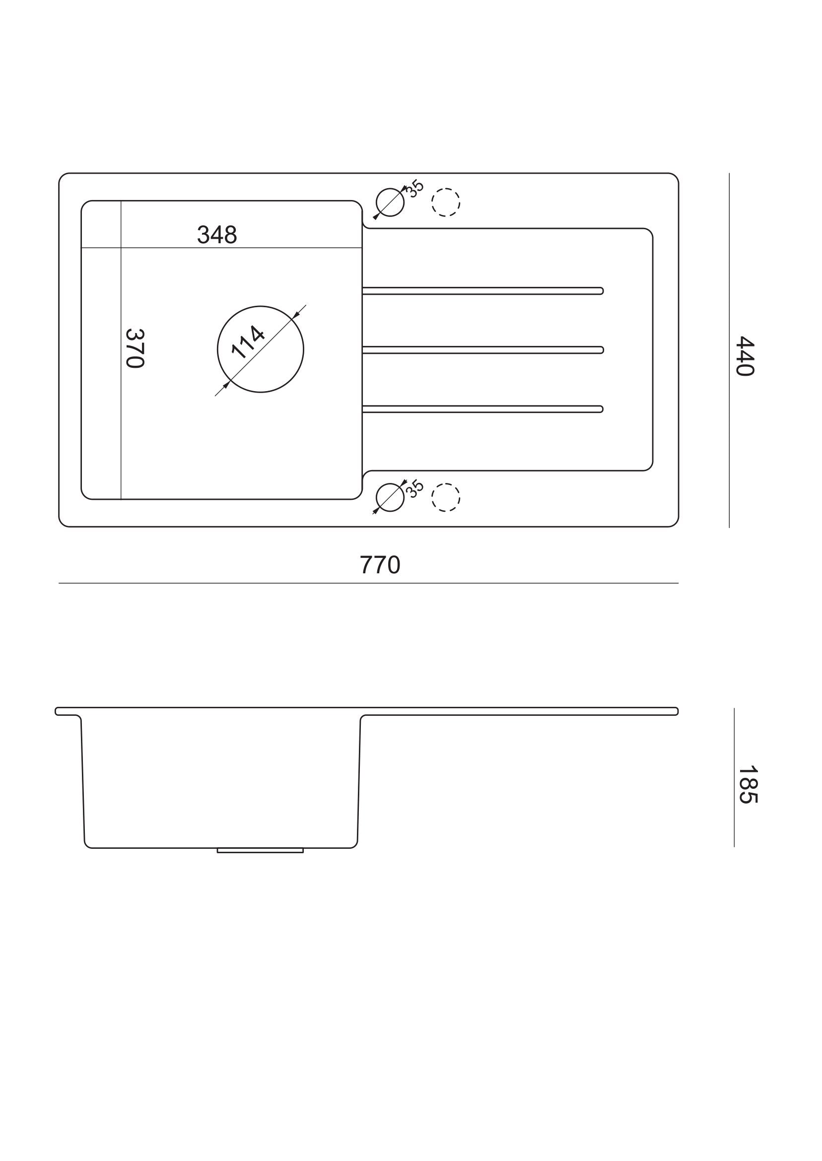 Zestaw zlewozmywak granitowy Quadron JOHNNY 111 GraniteQ czarny matowy z czarnym syfonem czarna bateria Kate akcesoria