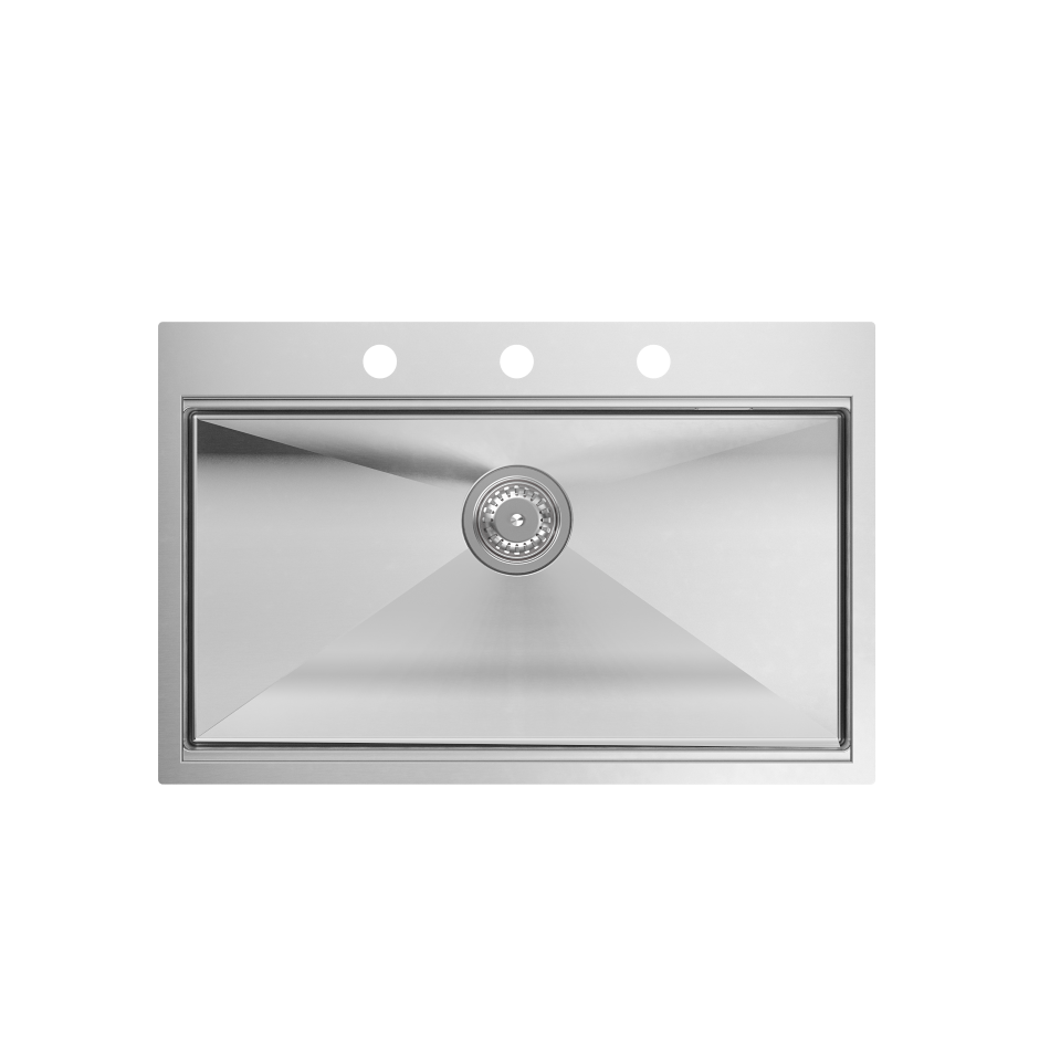 Zestaw zlewozmywak stalowy Quadron BURT Workstation SteelQ syfon push to open akcesoria