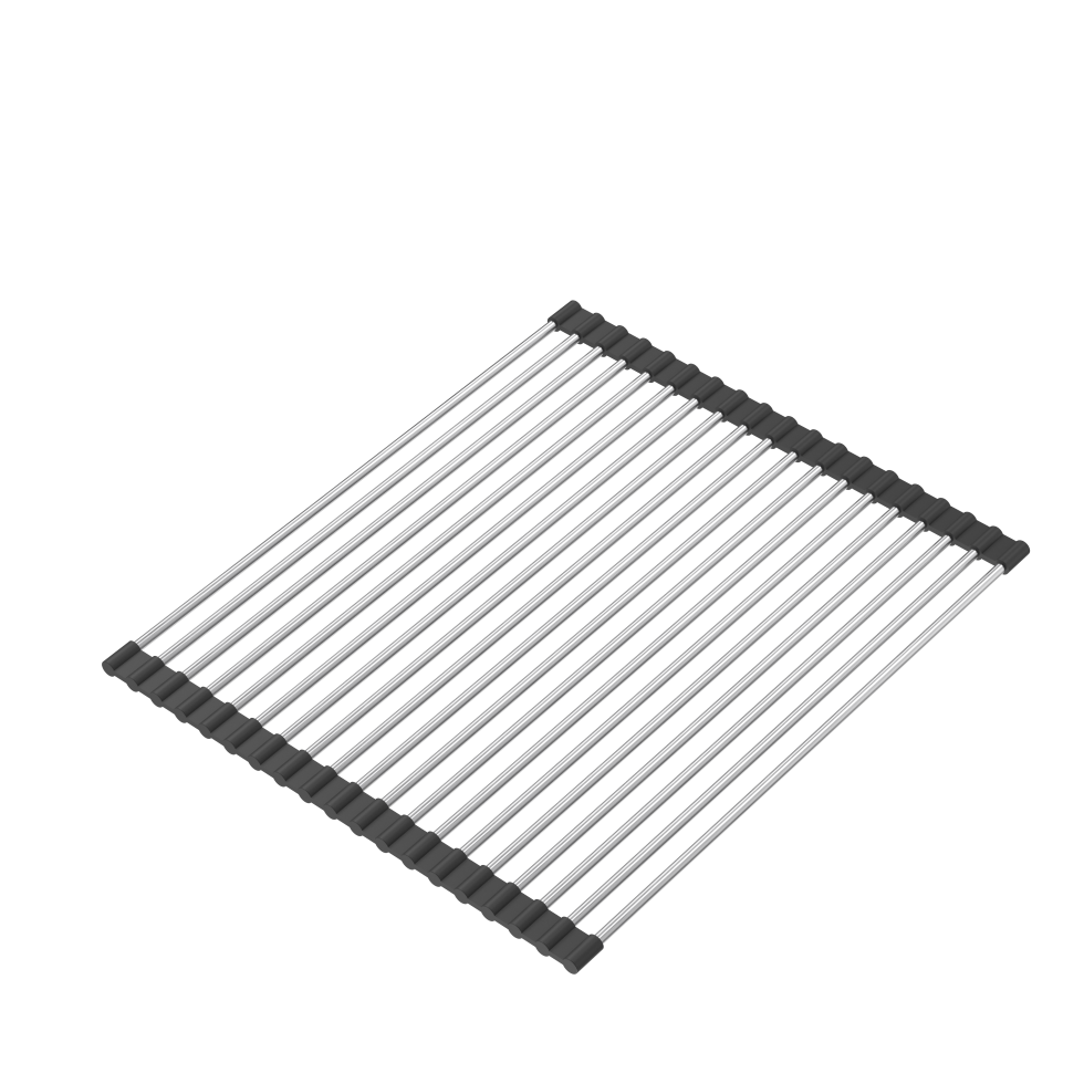 Zestaw zlewozmywak stalowy Quadron BURT Workstation SteelQ syfon push to open akcesoria