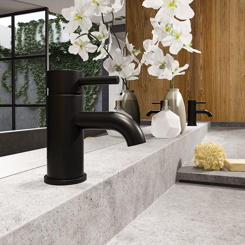 Bateria umywalkowa Steinberg Seria 100 1000 / 1010, z opcją korka