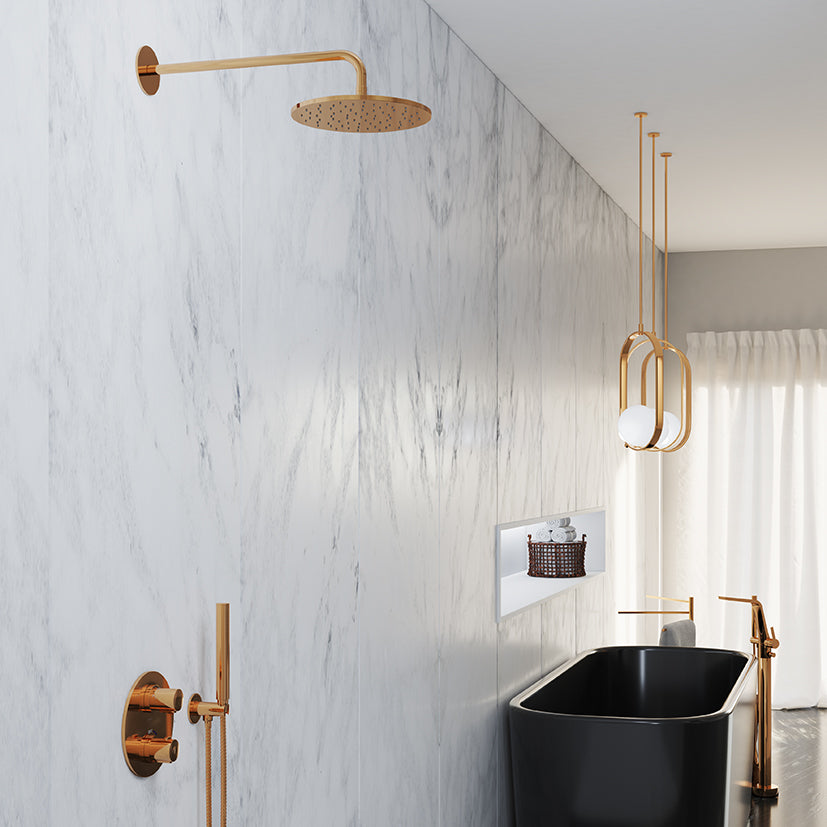 Bateria prysznicowa Steinberg Seria 100 4133 3, element zewnętrzny, termostat