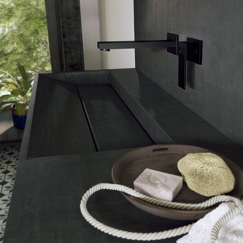 Bateria umywalkowa ścienna Steinberg Seria 160 1804 3 / 1814 3 / 1824 3, wylewka 175 / 200 / 250 mm