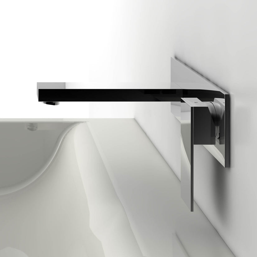 Bateria umywalkowa ścienna Steinberg Seria 160 1852 / 1856 / 1860, wylewka 170/200/150 mm