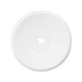 Wolnostojąca umywalka nablatowa Corsan 649926 okrągła biała 40 x 40 x 16 cm - Frapeti
