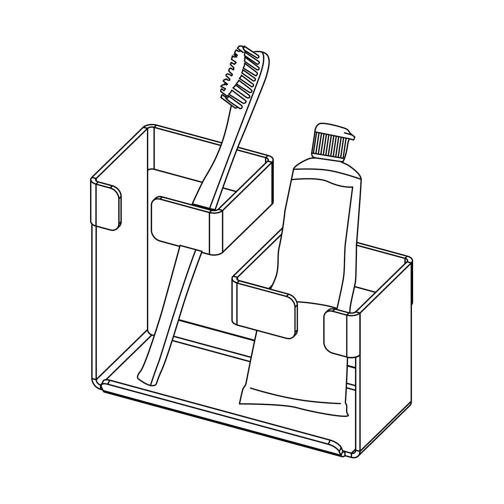 Stojak na szczoteczki Deante Mokko ADM_N922 2