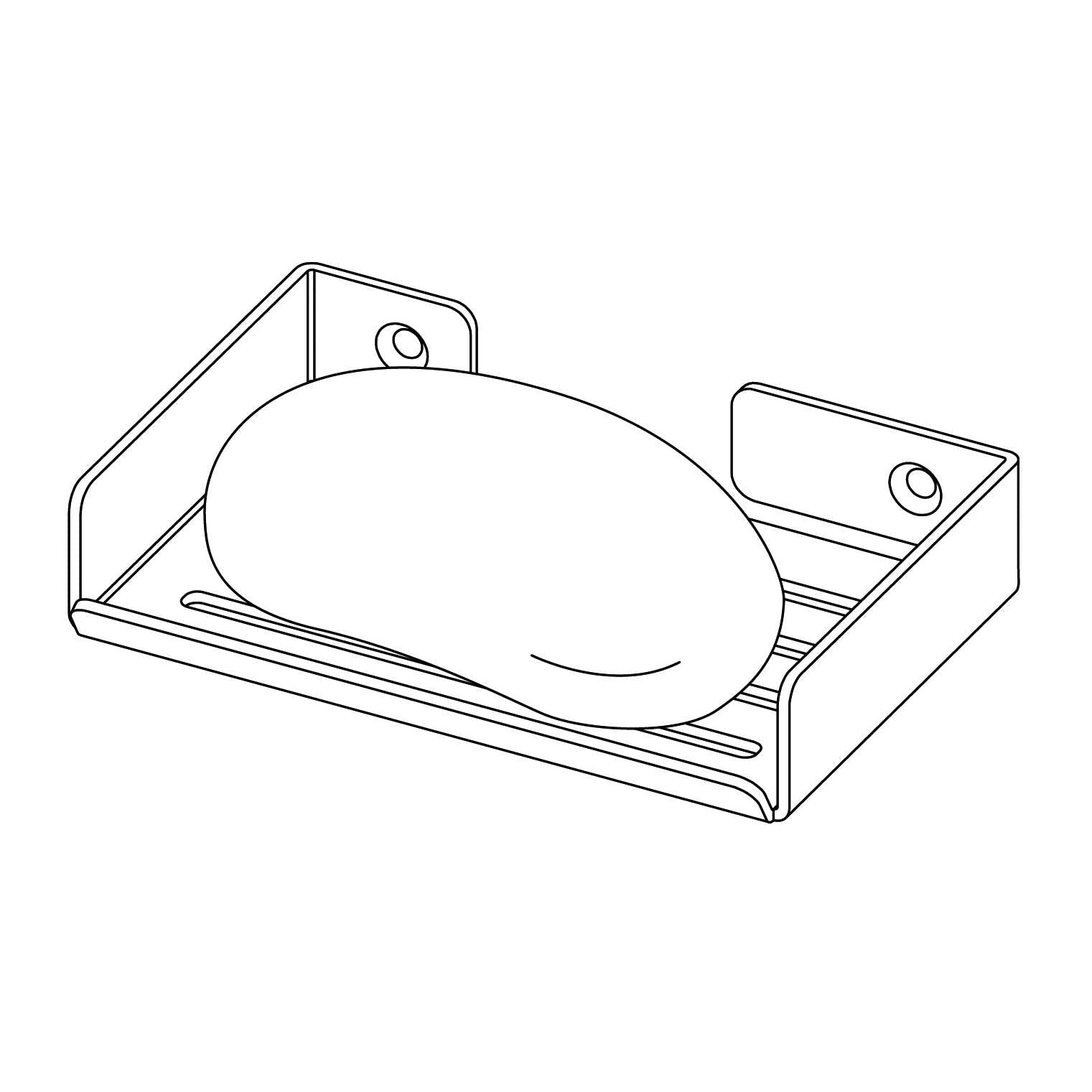 Mydelniczka ścienna Deante Mokko ADM_A411 2