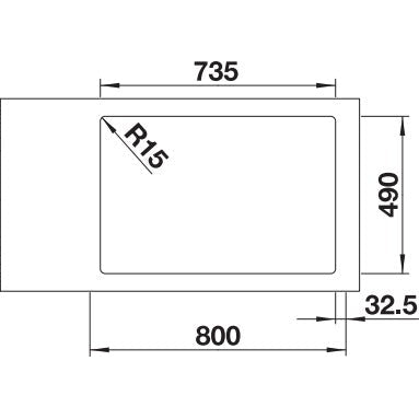Zlewozmywak BLANCO Andano 340/340-IF/A z korkiem automatycznym