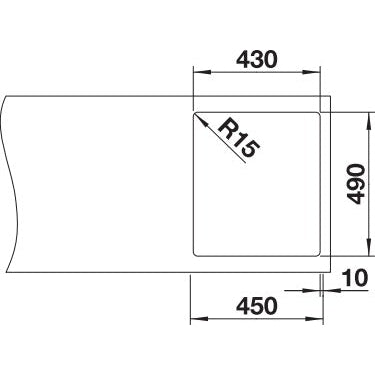 Zlewozmywak BLANCO Andano 400-IF/A z korkiem automatycznym