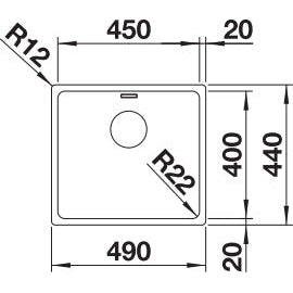 Zlewozmywak BLANCO Andano 450-IF