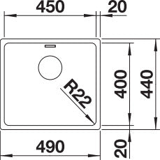 Zlewozmywak BLANCO Andano 450-U