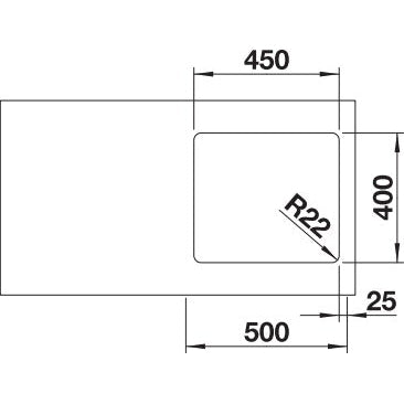 Zlewozmywak BLANCO Andano 450-U