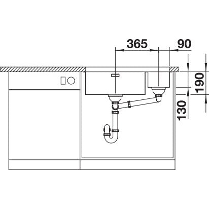 Zlewozmywak BLANCO Andano 500/180-U