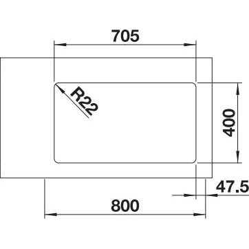 Zlewozmywak BLANCO Andano 500/180-U