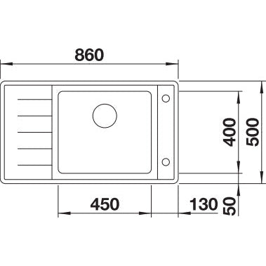 Zlewozmywak BLANCO Andano XL 6 S-IF Compact z korkiem automatycznym