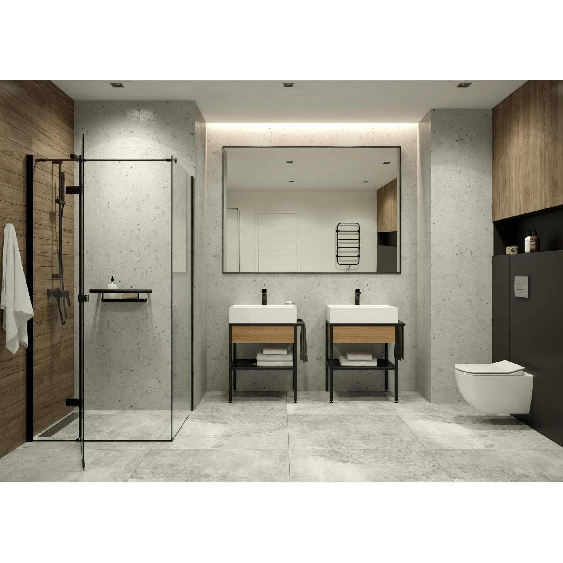 Konsola łazienkowa stojąca z szufladą - 56.5x50 cm Deante CSD_X50A 3