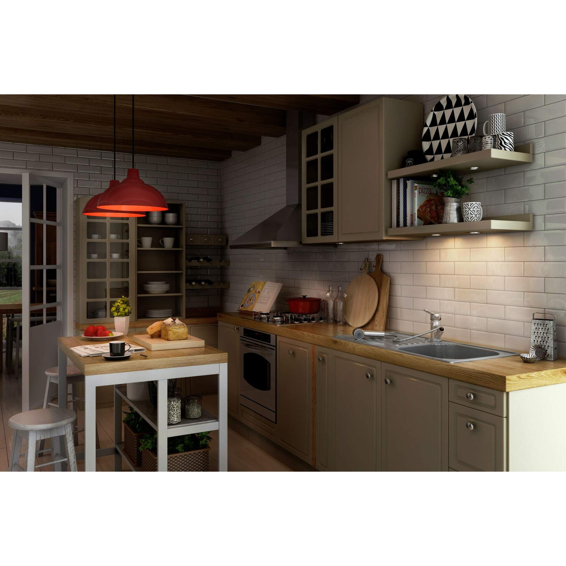 Bateria kuchenna z wyciąganą wylewką Deante Narcyz BDN_071M 5