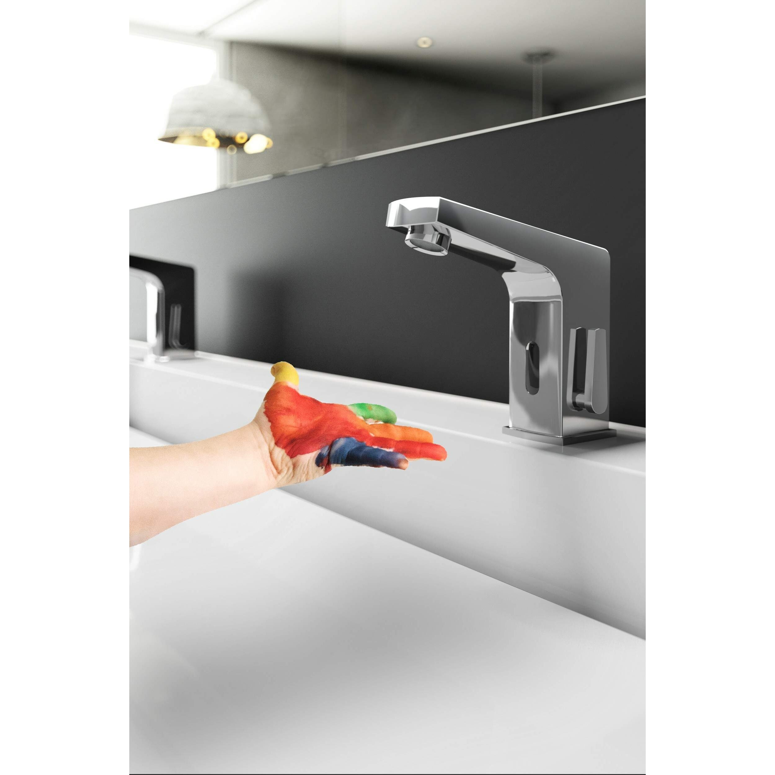 Bateria umywalkowa bezdotykowa z regulacją temperatury - 4xAA Deante Sensor BCH_029R 4