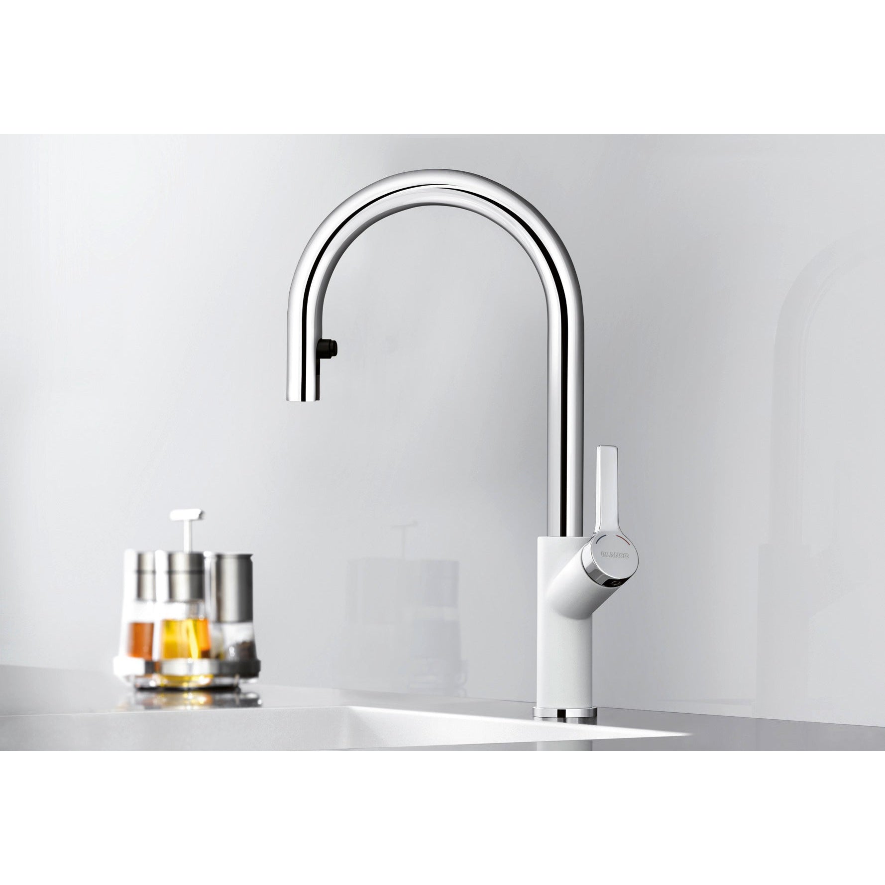 Bateria BLANCO CARENA-S Vario Silgranit-Look Alumetalik/Chrom