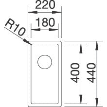 Zlewozmywak BLANCO Claron 180-U