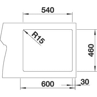Zlewozmywak BLANCO Claron XL 60-IF/A z korkiem automatycznym