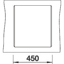 Zlewozmywak BLANCO DALAGO 45-F, Silgranit PuraDur, z korkiem automatycznym