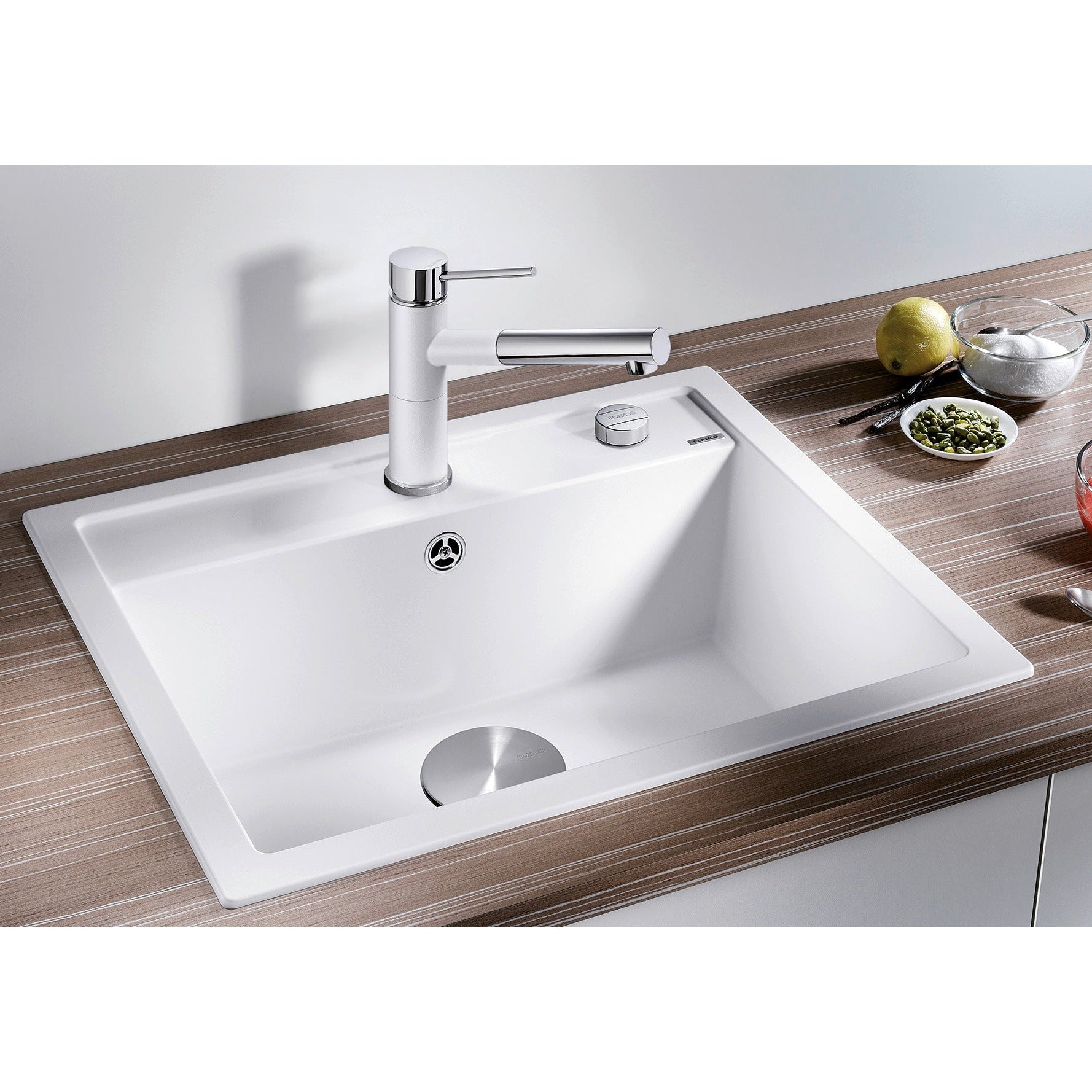 Zlewozmywak BLANCO DALAGO 6, Silgranit PuraDur, z korkiem automatycznym