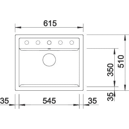 Zlewozmywak BLANCO DALAGO 6, Silgranit PuraDur, z korkiem automatycznym