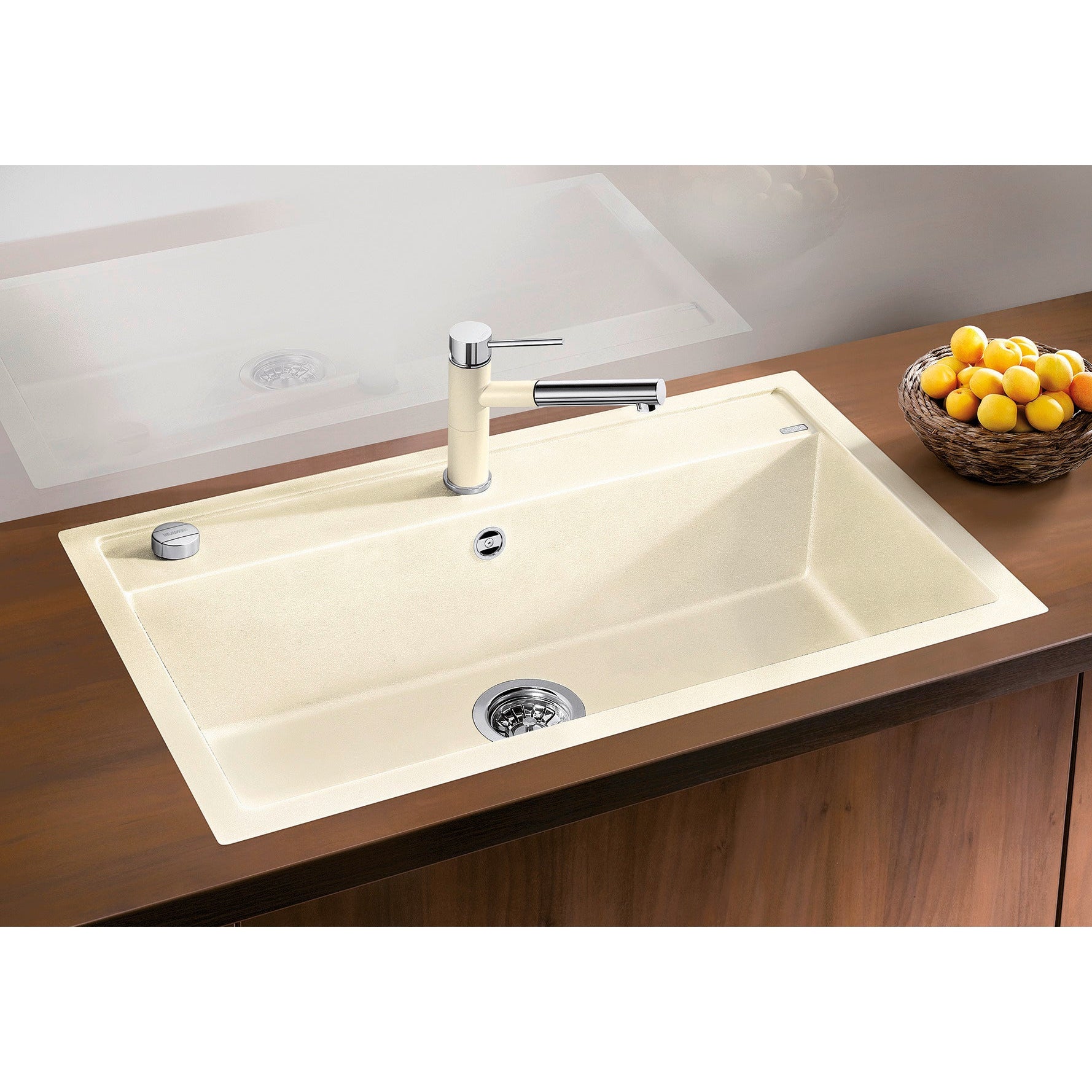 Zlewozmywak BLANCO DALAGO 8-F, Silgranit PuraDur, z korkiem automatycznym