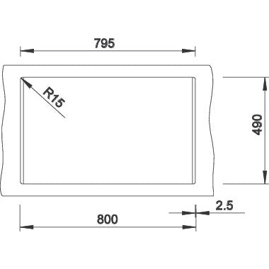Zlewozmywak BLANCO DALAGO 8-F, Silgranit PuraDur, z korkiem automatycznym