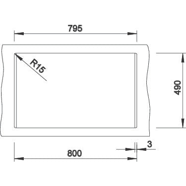 Zlewozmywak BLANCO DALAGO 8, Silgranit PuraDur, z korkiem automatycznym