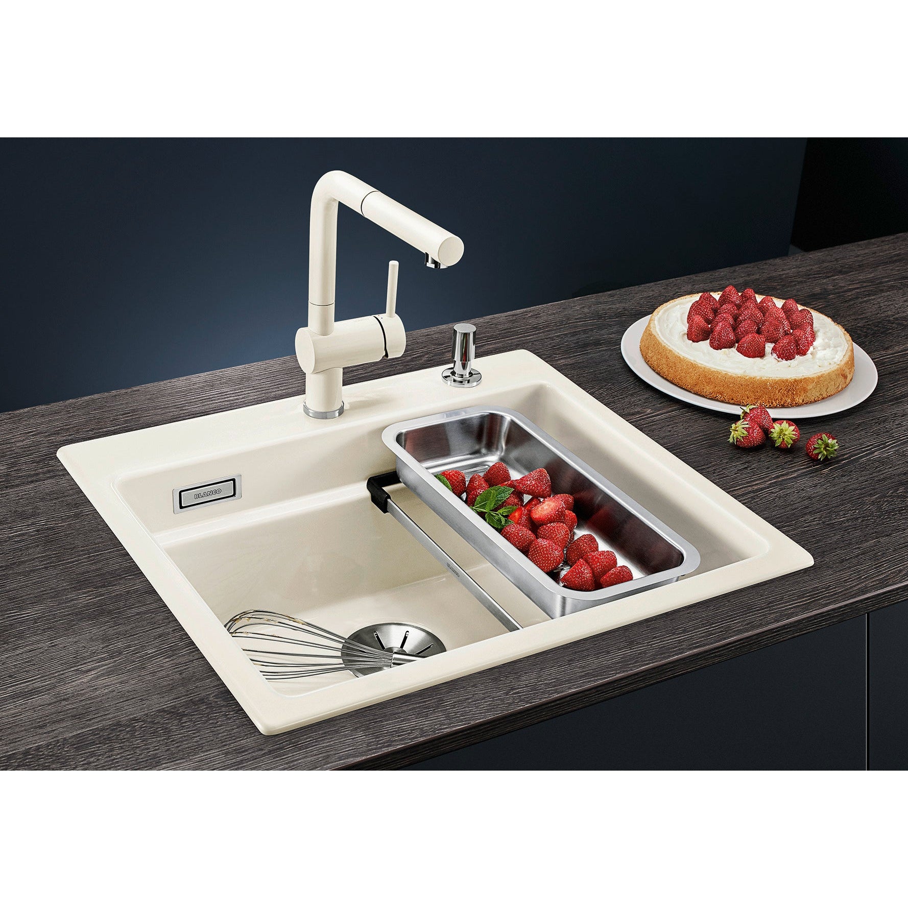 Zlewozmywak BLANCO Etagon 6, Silgranit PuraDur, z opcją korka automatycznego