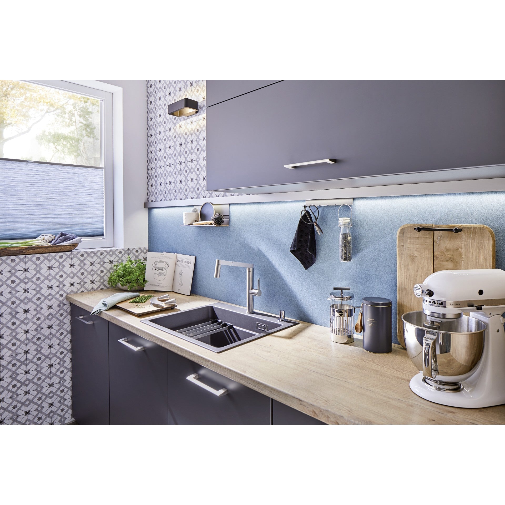 Zlewozmywak BLANCO Etagon 6, Silgranit PuraDur, z opcją korka automatycznego