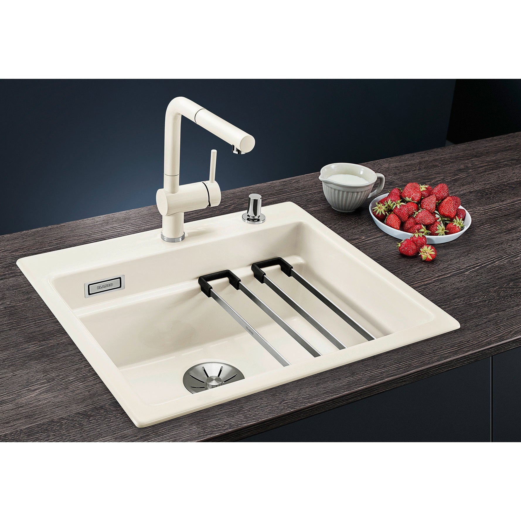 Zlewozmywak BLANCO Etagon 6, Silgranit PuraDur, z opcją korka automatycznego