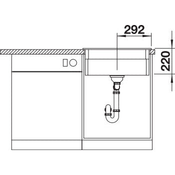 Zlewozmywak BLANCO Etagon 6, Silgranit PuraDur, z opcją korka automatycznego