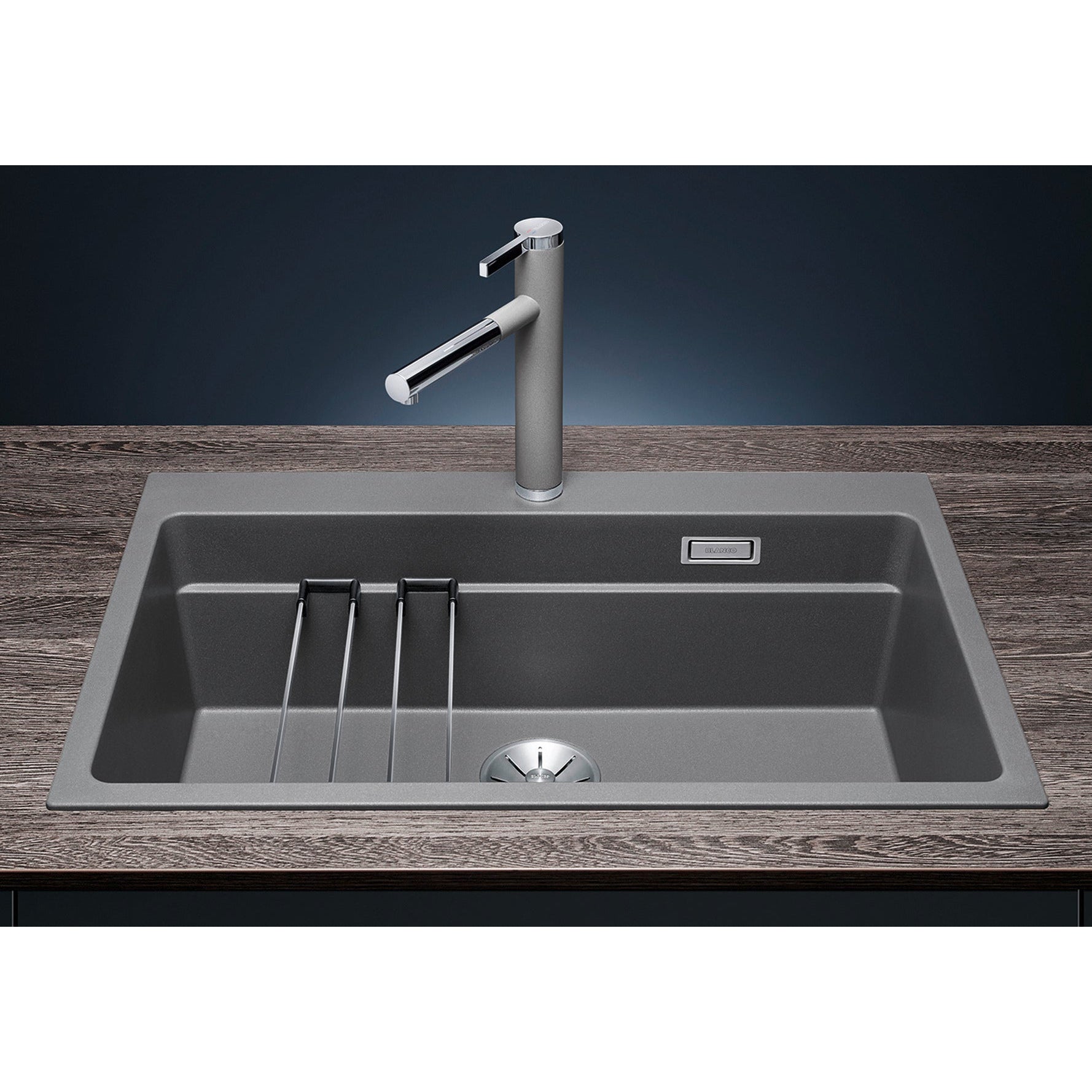 Zlewozmywak BLANCO Etagon 8, Silgranit PuraDur, z opcją korka automatycznego