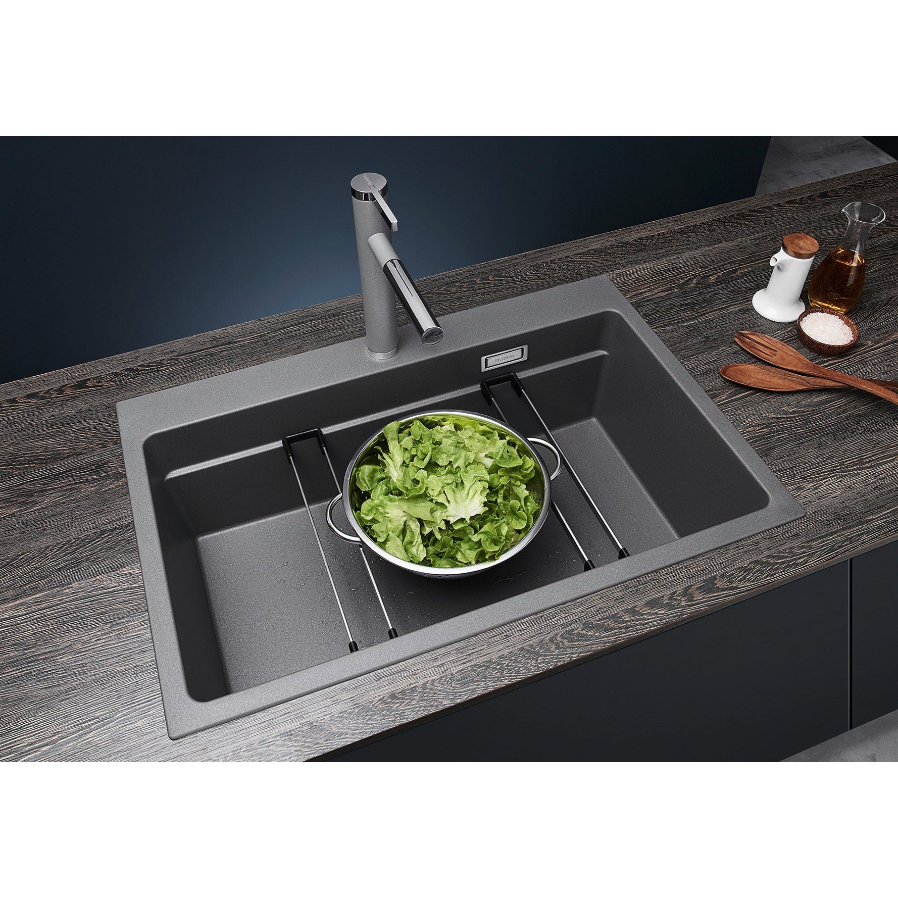 Zlewozmywak BLANCO Etagon 8, Silgranit PuraDur, z opcją korka automatycznego