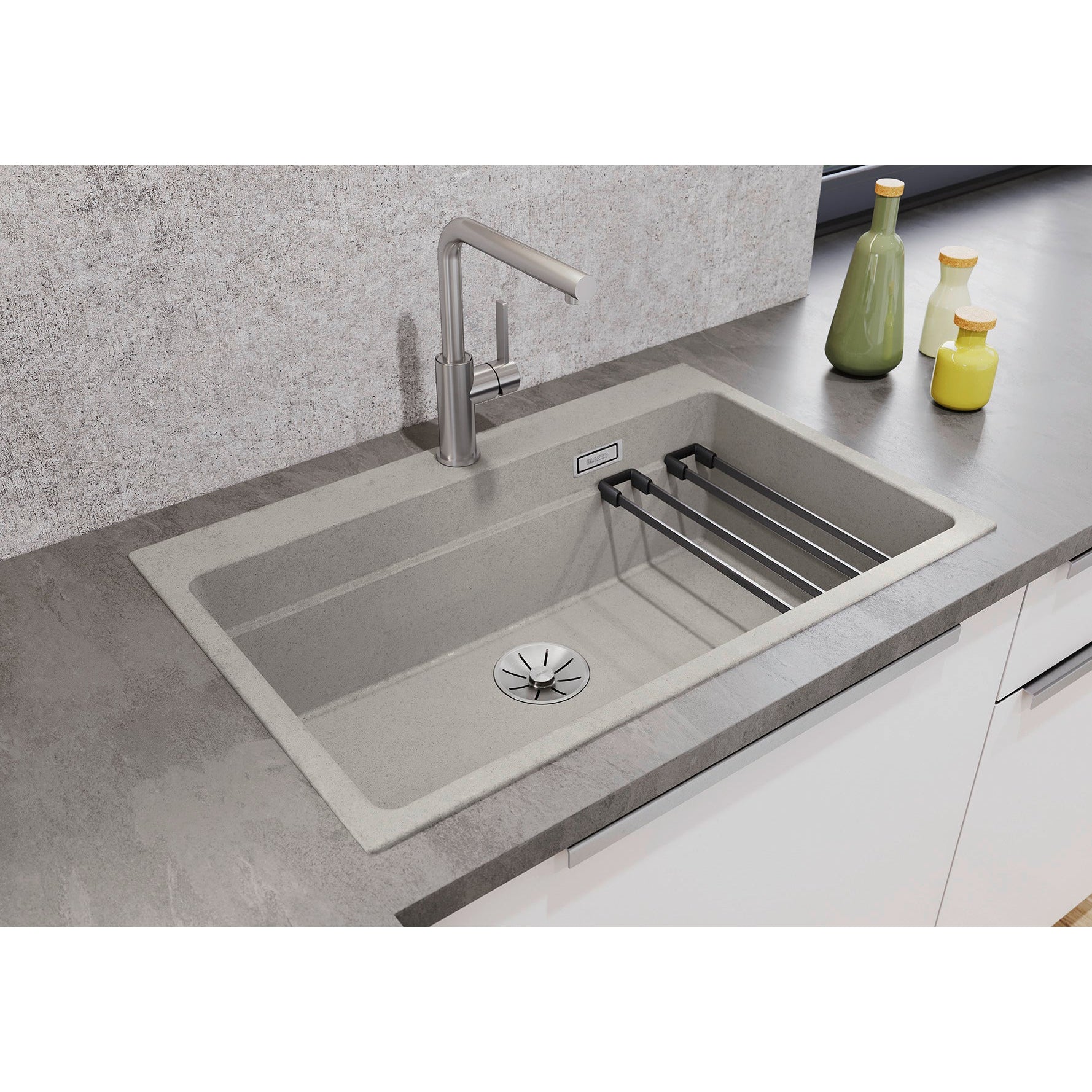 Zlewozmywak BLANCO Etagon 8, Silgranit PuraDur, z opcją korka automatycznego