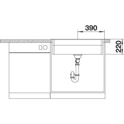 Zlewozmywak BLANCO Etagon 8, Silgranit PuraDur, z opcją korka automatycznego