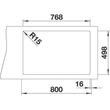 Zlewozmywak BLANCO Etagon 8, Silgranit PuraDur, z opcją korka automatycznego