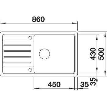 Zlewozmywak BLANCO LEGRA XL 6 S Silgranit odwracalny
