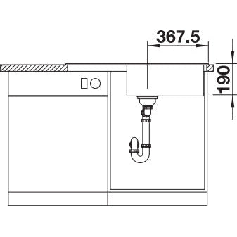 Zlewozmywak BLANCO LEGRA XL 6 S Silgranit odwracalny