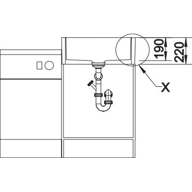 Zlewozmywak ceramiczny farmerski BLANCO Panor 60