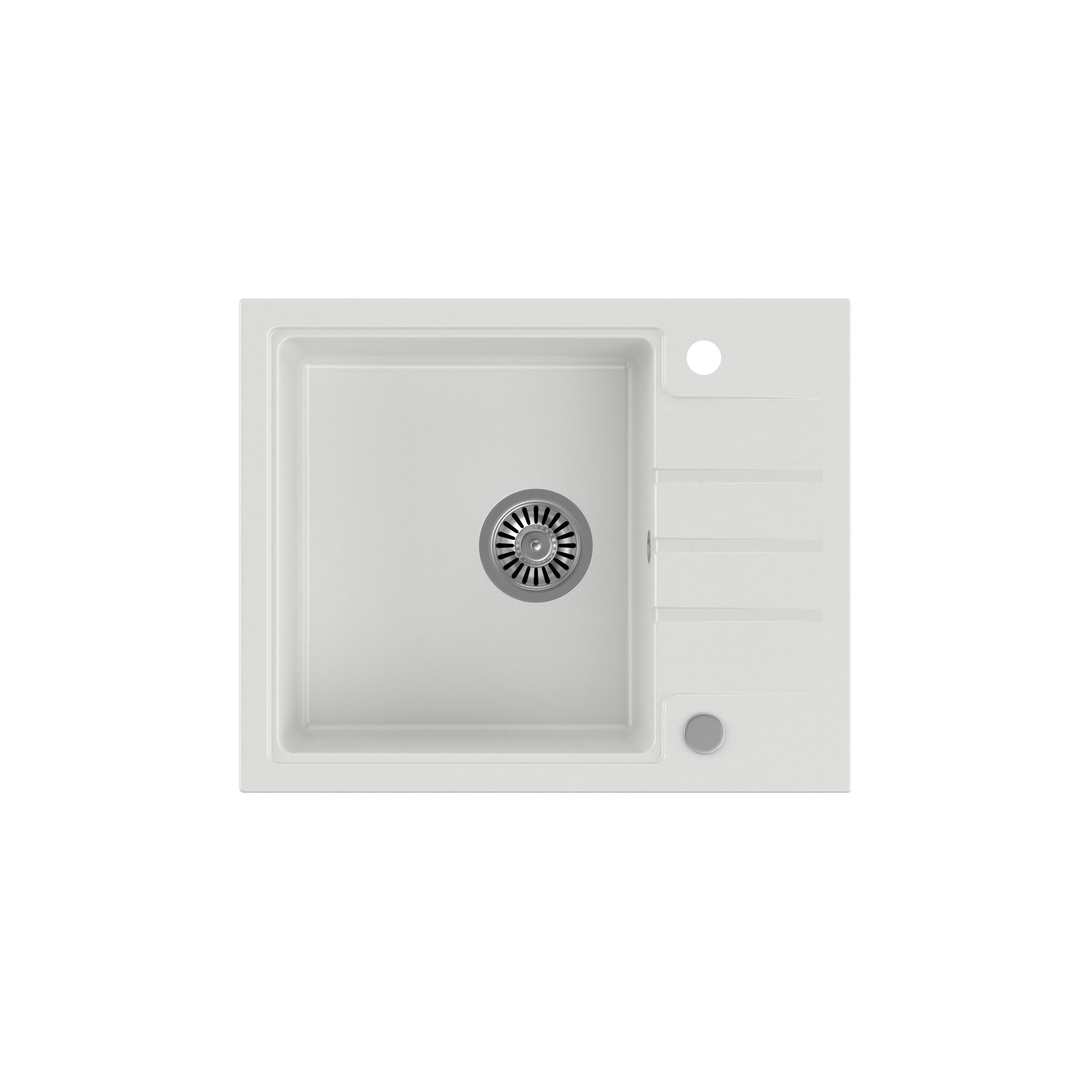 Zlewozmywak Steiner PETER 116 Steingran granitowy z syfonem i zaślepką