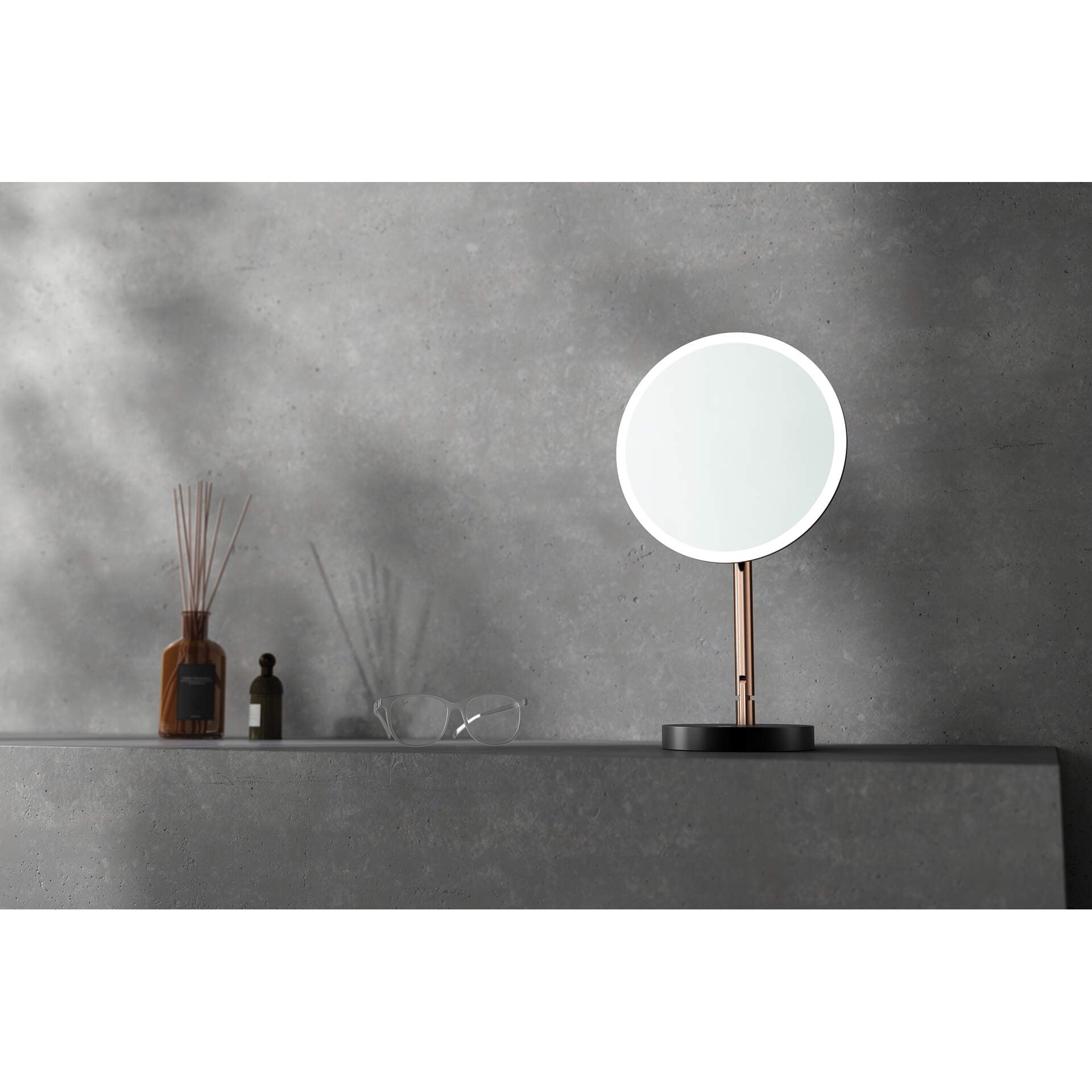 Lusterko kosmetyczne stojące - podświetlenie LED Deante Silia ADI_R812 10