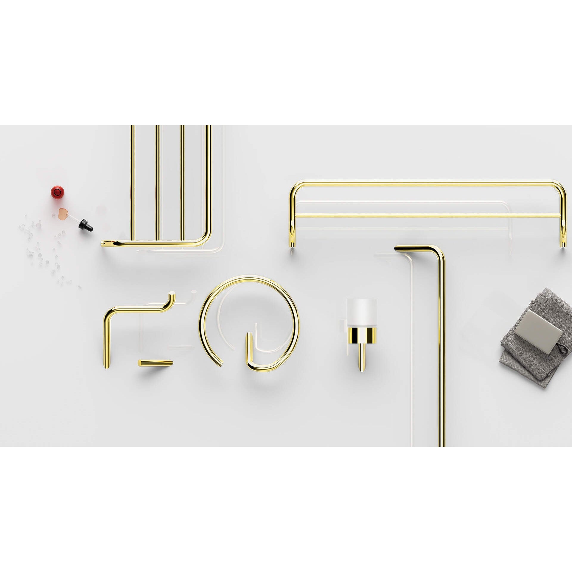 Wieszak na ręcznik podwójny - ścienny Deante Silia ADI_Z631 2