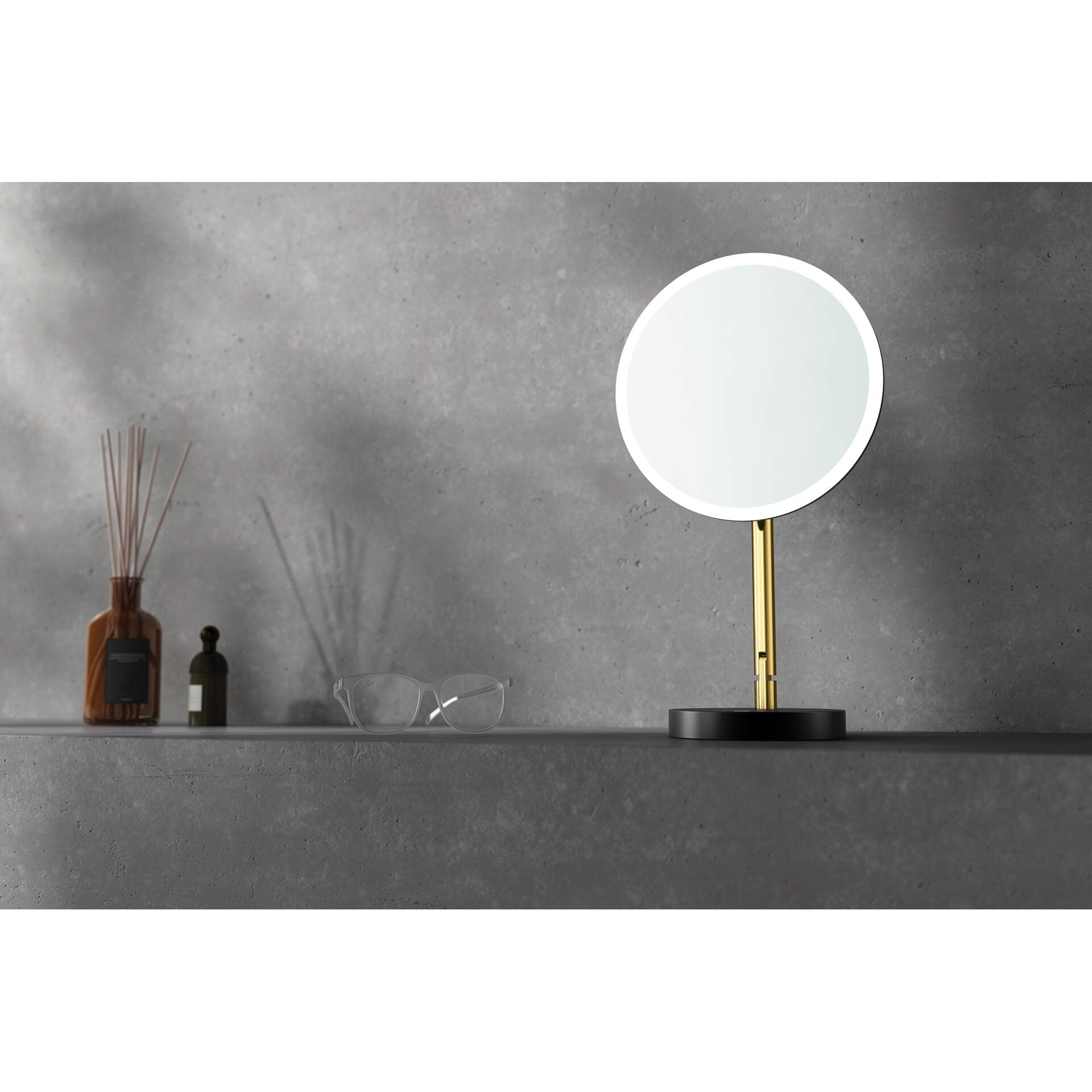 Lusterko kosmetyczne stojące - podświetlenie LED Deante Silia ADI_Z812 7