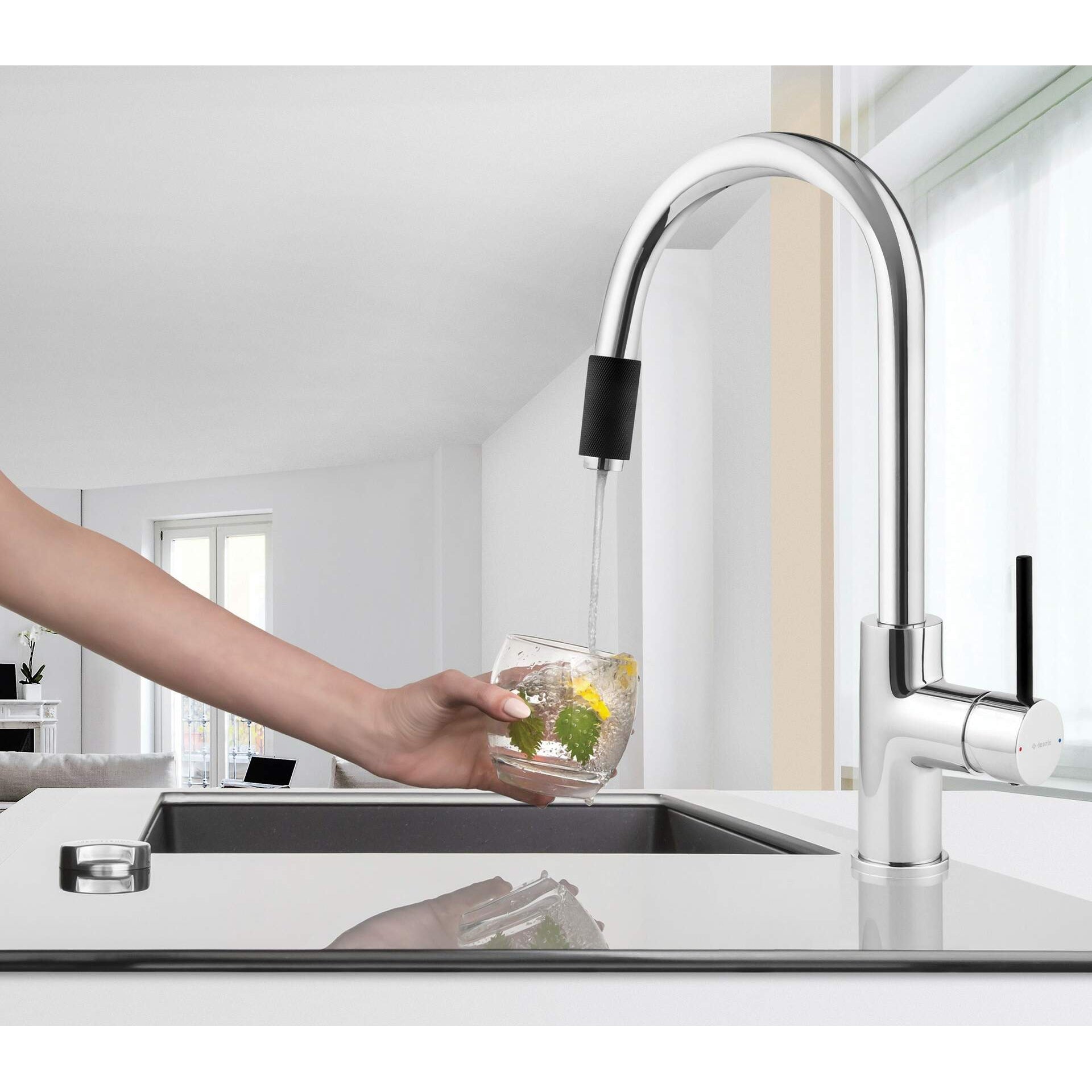 Bateria kuchenna z podłączeniem do filtra wody Deante Aster BCA_064M 3