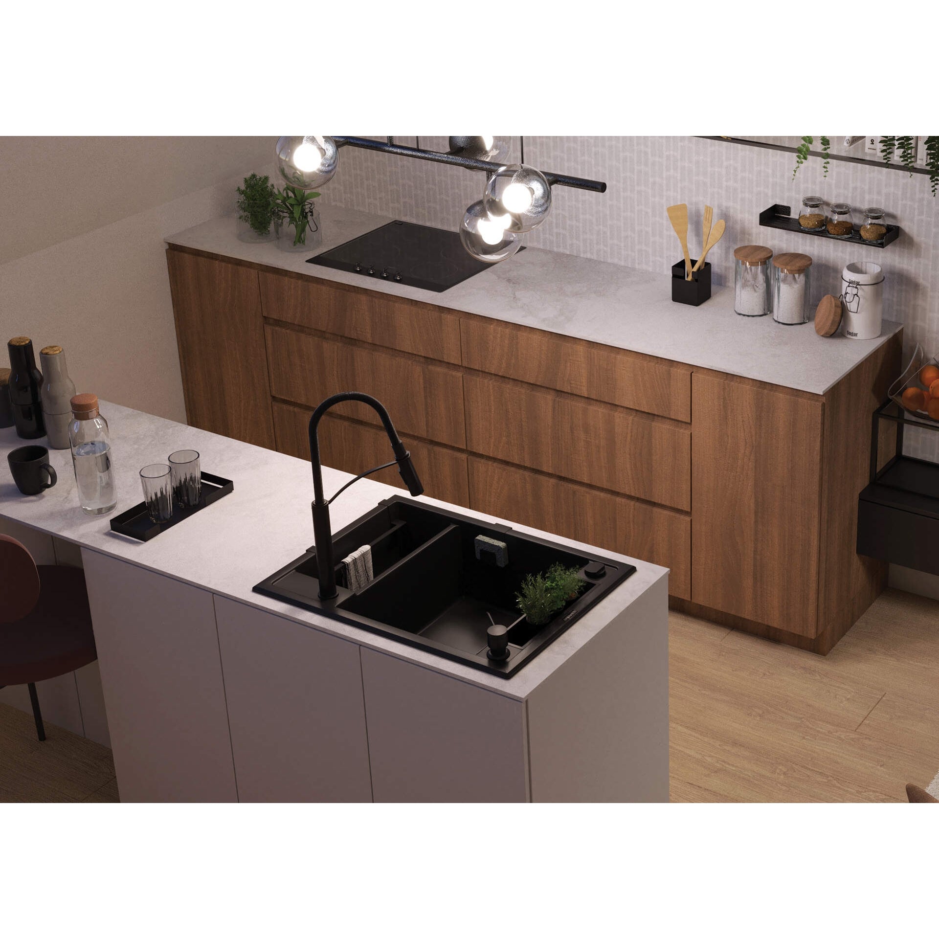 Syfon do zlewozmywaka granitowego 1.5- i 2-komorowego - Space-Saver Deante Space-Saver ZXY_N973 4