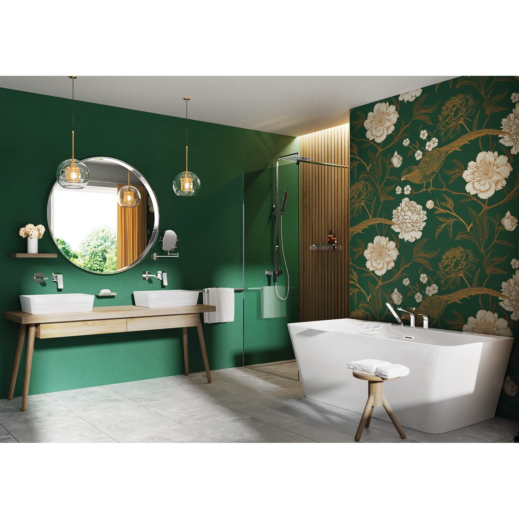 Umywalka ceramiczna nablatowa - 60x40 cm Deante Tess CDS_6U6S 19