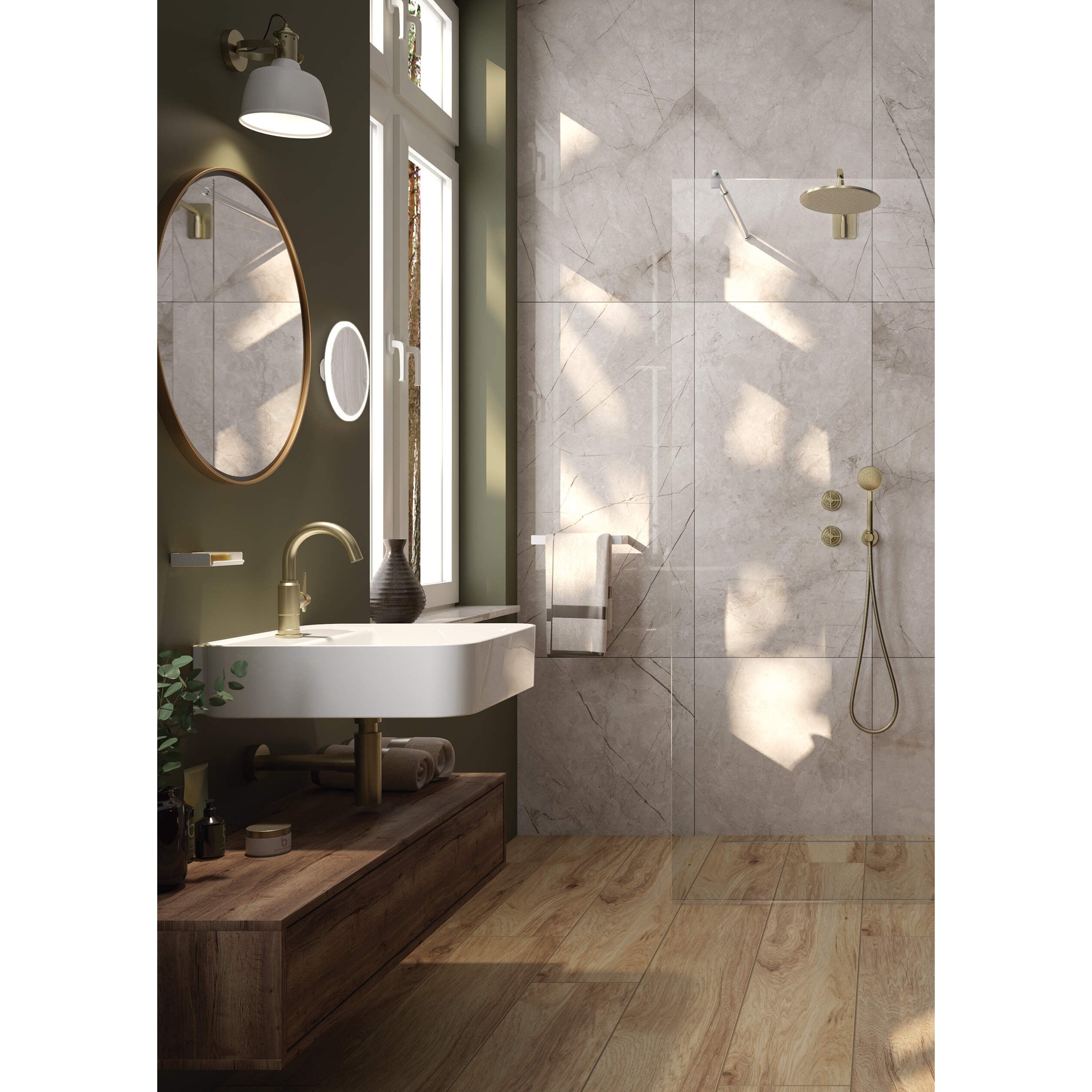 Umywalka ceramiczna wisząca/stawiana Deante Hiacynt New CDY_6U5W 6